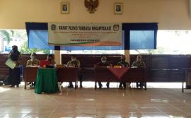 RAPAT PLENO TERBUKA REKAPITULASI HASIL VERIFIKASI FAKTUAL DUKUNGAN BAPASLON PERSEORANGAN BUPATI DAN 