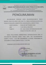 INFORMASI PELAYANAN ADMINISTRASI KEPENDUDUKAN