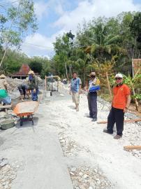 MONITORING PEKERJAAN TALUD JALAN