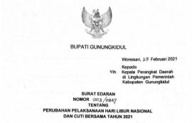 LIBUR NASIONAL DAN CUTI BERSAMA IDUL FITRI 1442 H