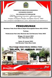 PENGUMUMAN