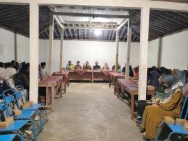 PANITIA MELAKSANAKAN SOSIALISASI PENGANGKATAN PAMONG DI PADUKUHAN PUCANGANOM C